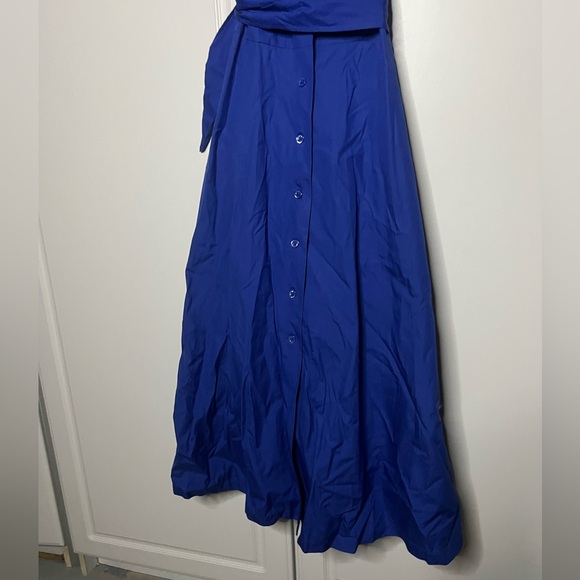 NWT J. Peterman Shirtdress Midi Tie Waist - Picture 3 of 9